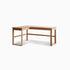 Randers Natural Solid Oak Returning Desk - Oak Furniture Store