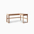 Randers Natural Solid Oak Returning Desk - Oak Furniture Store