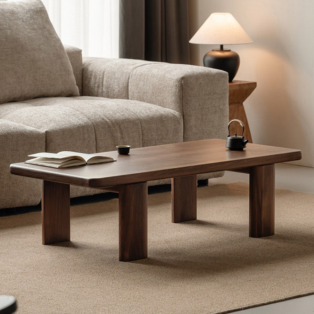 Ribera Natural Solid Walnut Coffee Table