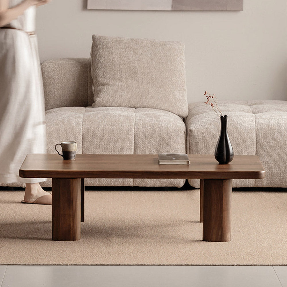 Ribera Natural Solid Walnut Coffee Table
