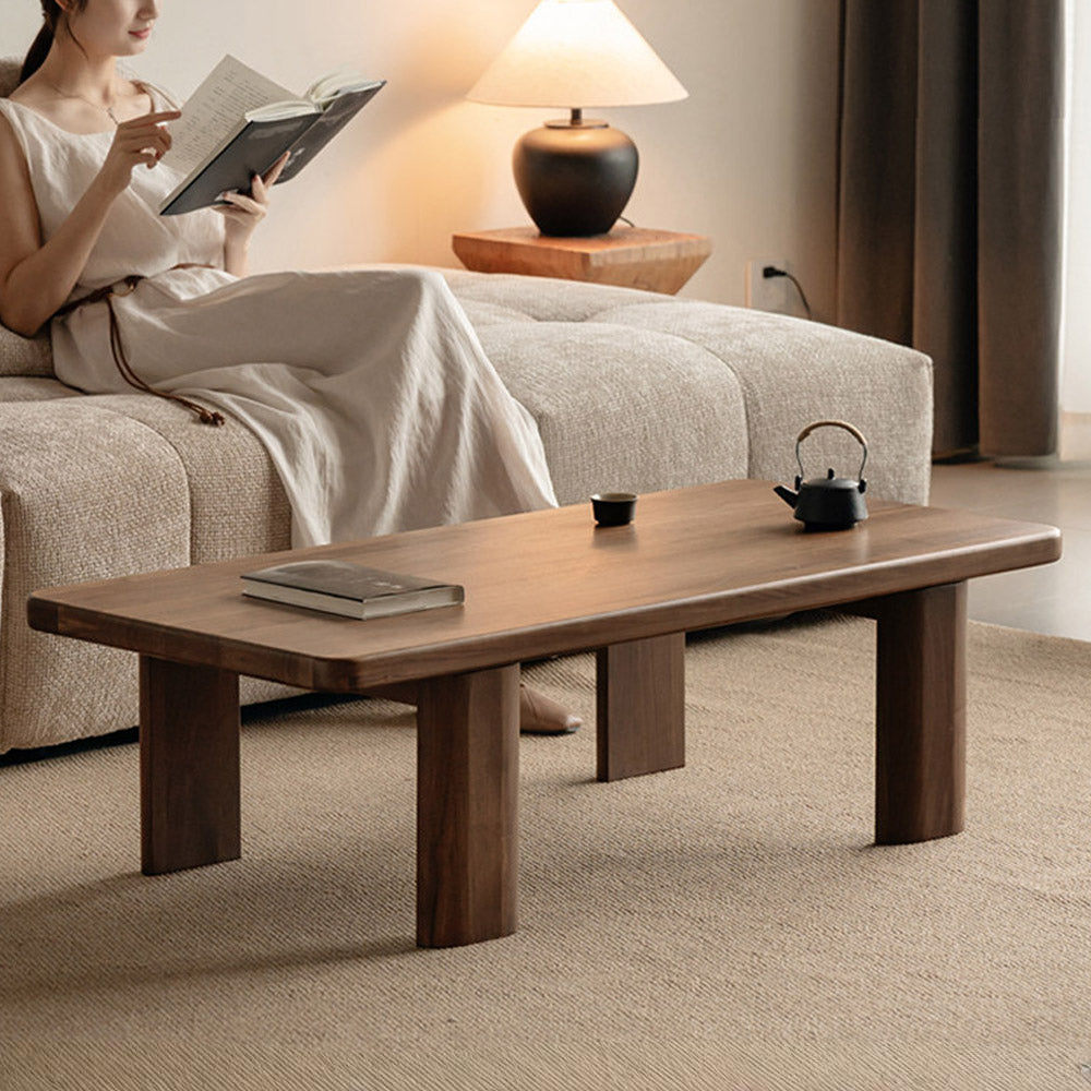 Ribera Natural Solid Walnut Coffee Table