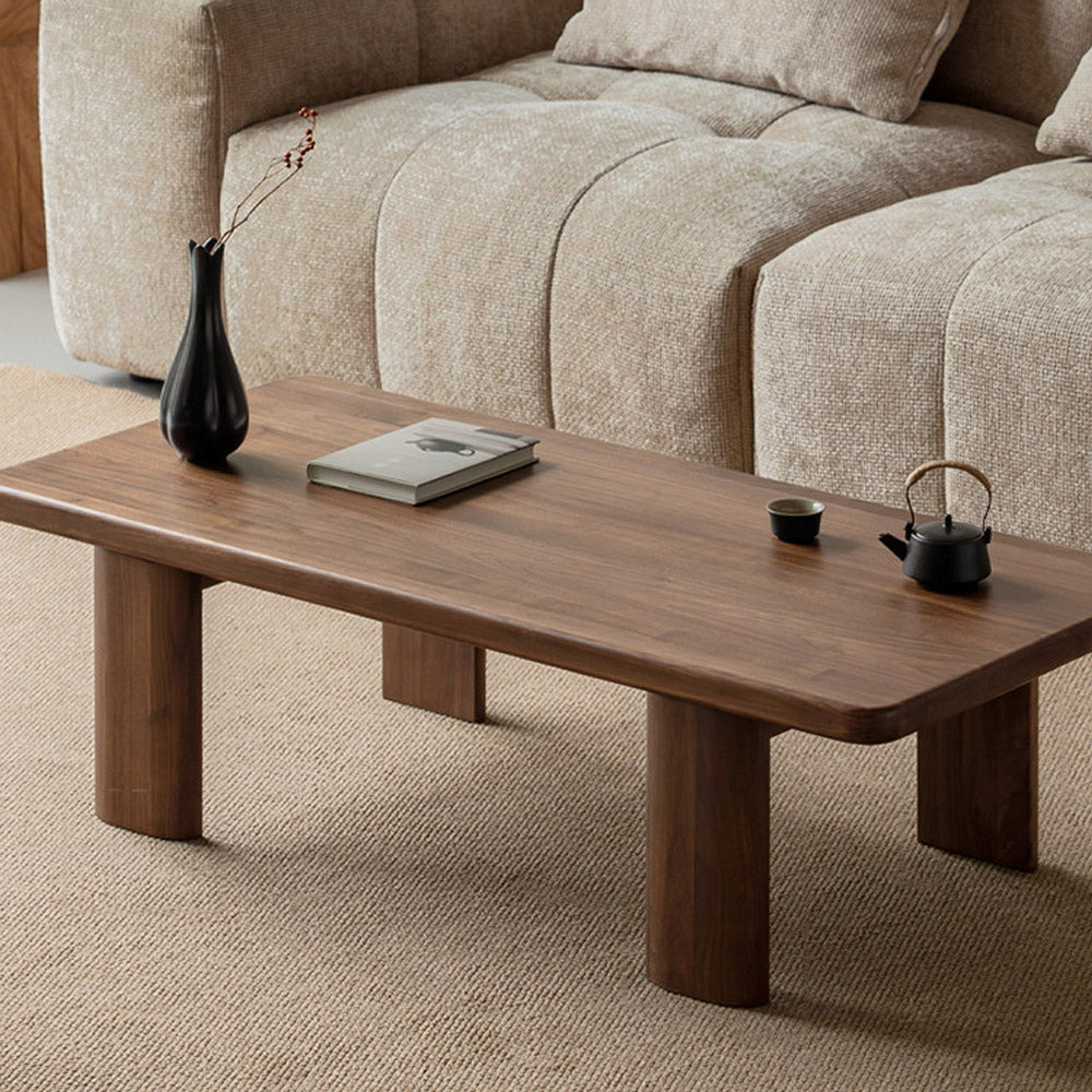 Ribera Natural Solid Walnut Coffee Table