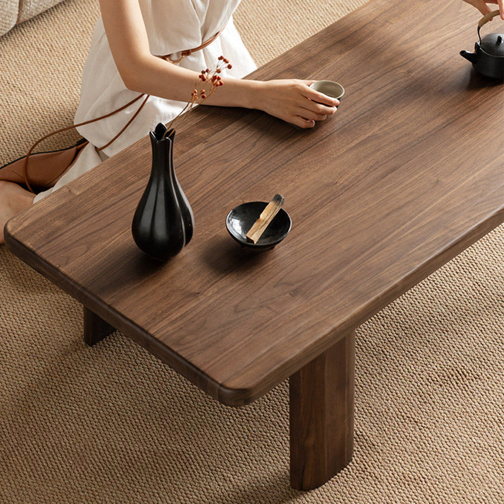 Ribera Natural Solid Walnut Coffee Table
