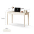 Roascio Solid Rubber Wood Office Desk