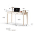 Roascio Solid Rubber Wood Office Desk