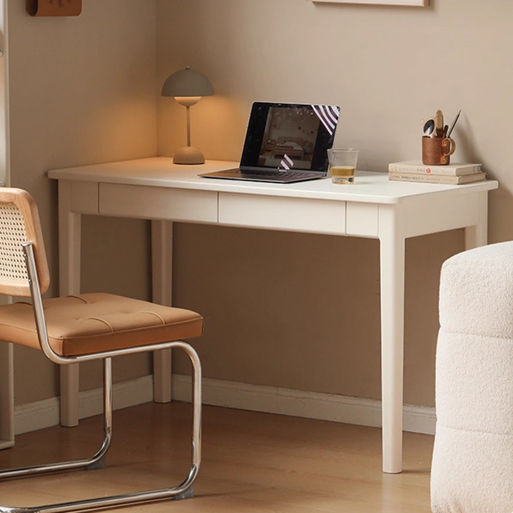 Roascio Solid Rubber Wood Office Desk