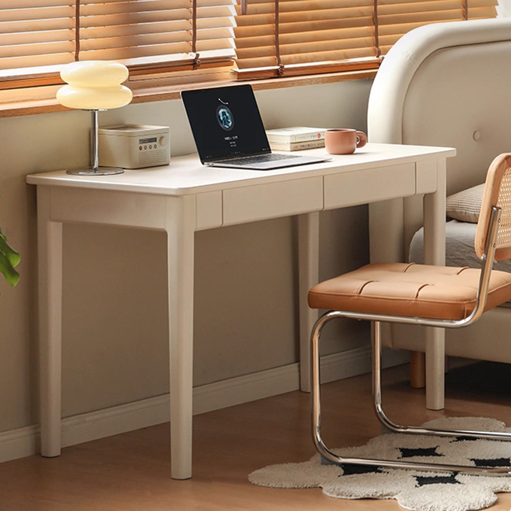 Roascio Solid Rubber Wood Office Desk