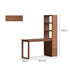 Rocca Natural Solid Oak Desk with Side Shelves
