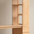 Rocca Natural Solid Oak Desk with Side Shelves