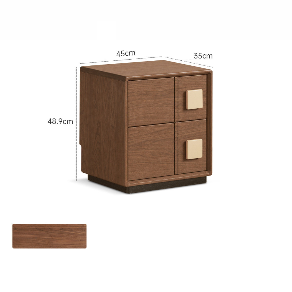 Fontana Natural Solid Hardwood Bedside Table
