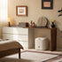 Rochester Solid Rubber Wood Extending Turning Dressing Table with Chest of Drawers