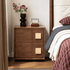 Fontana Natural Solid Hardwood Bedside Table