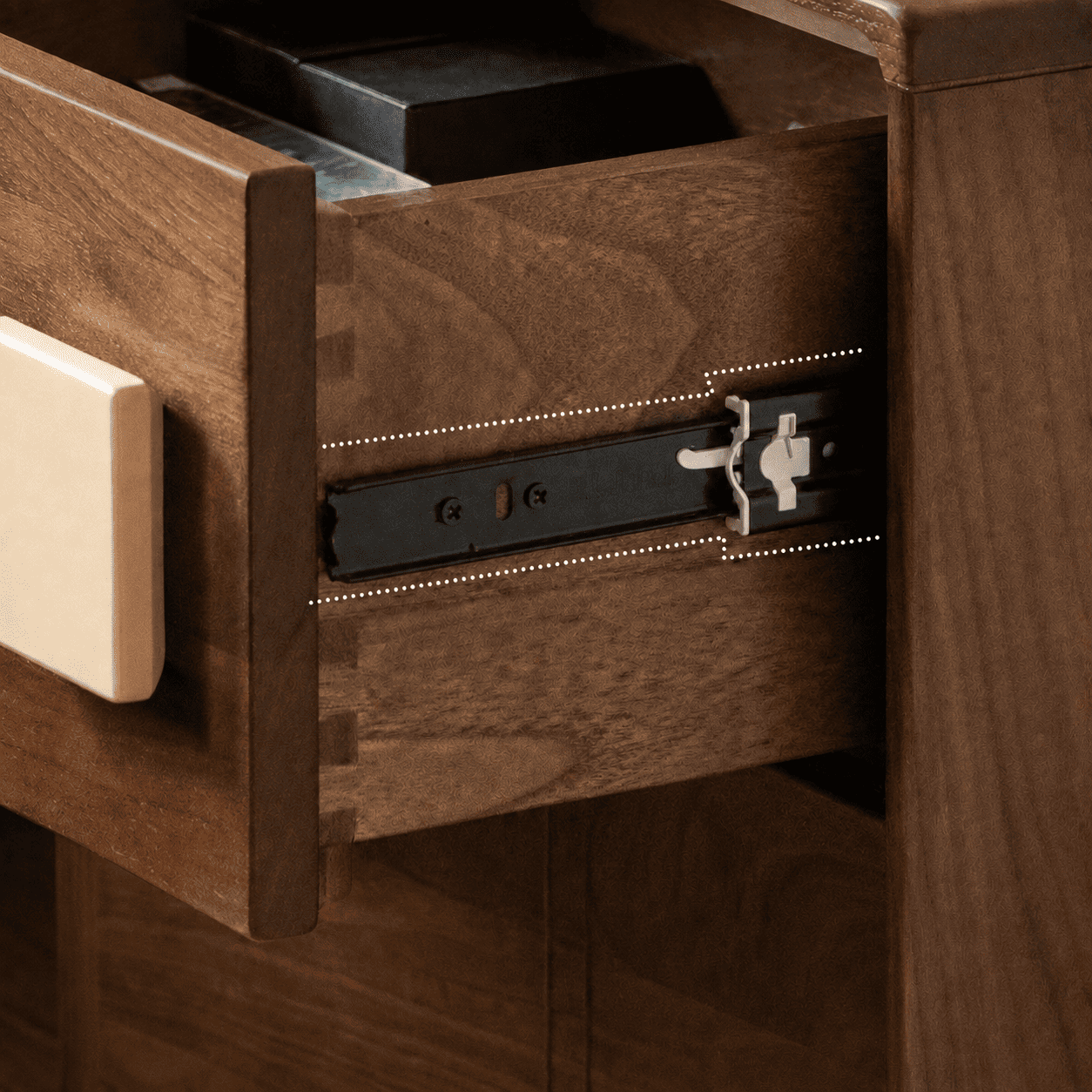 Fontana Natural Solid Hardwood Bedside Table