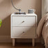 Roding Natural Solid Rubber Wood Bedside Table