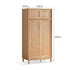Ronda Solid Oak Sliding Door Small Wardrobe with Top Shelf - Oak Furniture Store