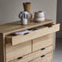 Rouen Natural Solid Oak Chest of Drawers - Oak Furniture Store