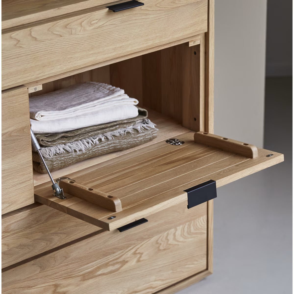 Rouen Natural Solid Oak Chest of Drawers - Oak Furniture Store