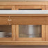 Cesena Natural Solid Rubber Wood Dining Table with Ceramic Top