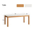 Cesena Natural Solid Rubber Wood Dining Table with Ceramic Top
