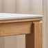 Cesena Natural Solid Rubber Wood Dining Table with Ceramic Top