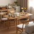 Monti Natural Solid Rubber Wood Foldable Dining Table