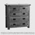 Rustic Country Solid Oak 2+3 Chest of Drawers