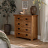 Rustic Country Solid Oak 2+3 Chest of Drawers