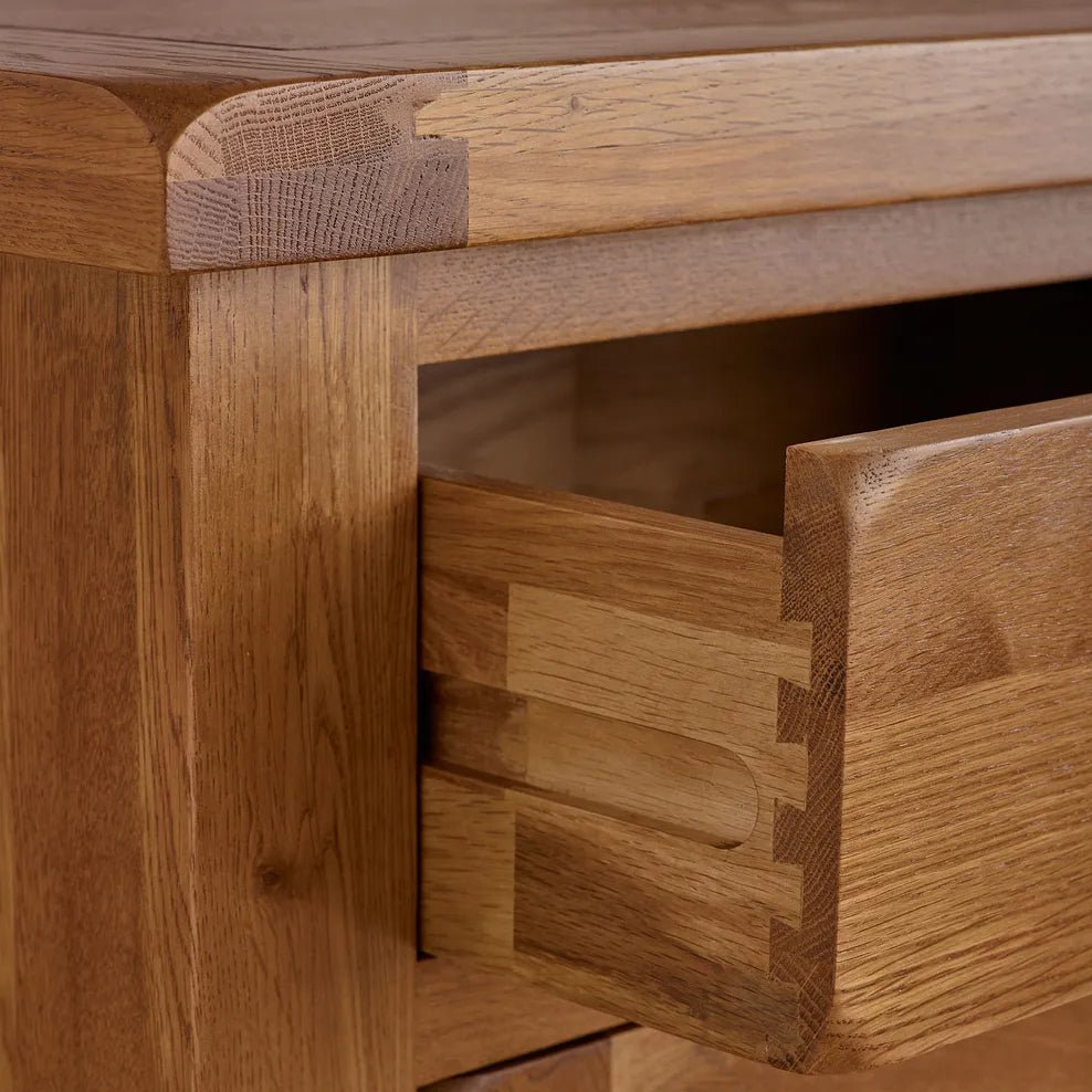 Rustic Country Solid Oak 2+3 Chest of Drawers