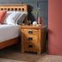 Rustic Country Solid Oak Bedside Table | Oak Furniture Store