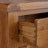 Rustic Country Solid Oak Bedside Table | Oak Furniture Store