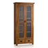 Rustic Country Solid Oak Display Cabinet