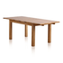 Rustic Country Solid Oak Extending Dining Table