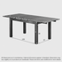 Rustic Country Solid Oak Extending Dining Table