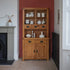 Rustic Country Solid Oak Small Sideboard with Hutch Dresser