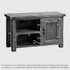 Rustic Country Solid Oak Small TV Cabinet