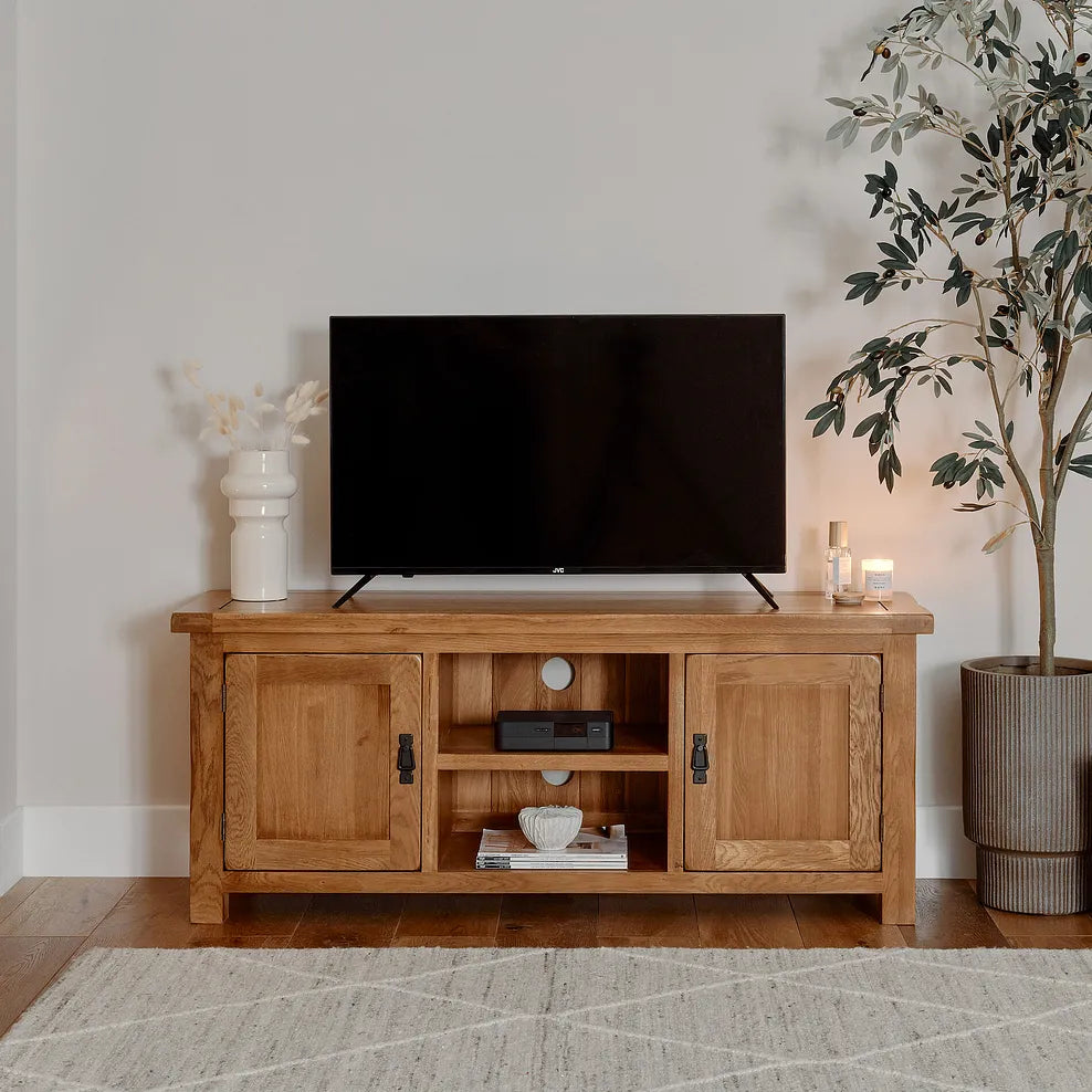 Rustic Style Tv Units Rustic Country Solid Oak TV Unit – Oak Furniture Store Australia