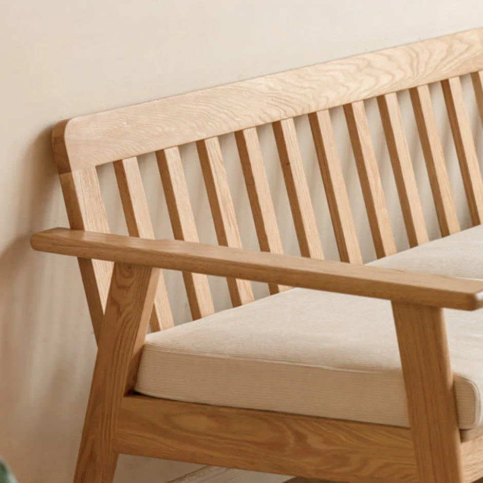 Sano Natural Solid Oak Sofa