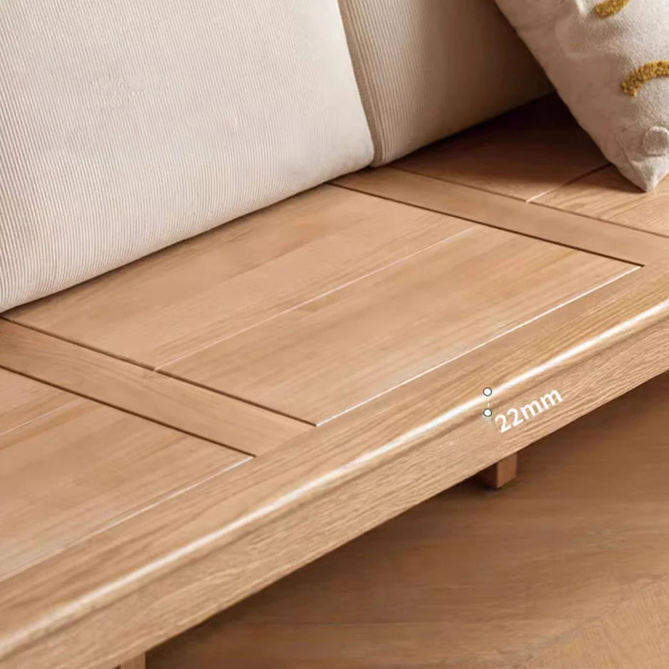 Sano Natural Solid Oak Sofa