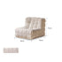 Savoca Fabric Leisure Chair Sofa