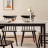 Seattle Charcoal Solid Oak Dining Table With Ceramic Top