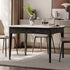 Seattle Charcoal Solid Oak Extendable Dining Table with Ceramic Top