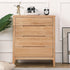 Seattle Natural Solid Oak 2+3 Chest of Drawers
