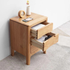 Seattle Natural Solid Oak Bedside Table