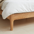 Seattle Natural Solid Oak Bed Frame