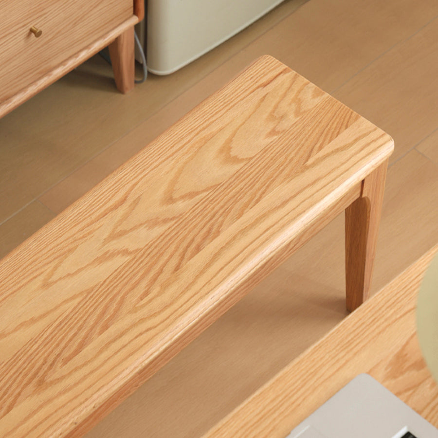 Seattle Natural Solid Oak Bench