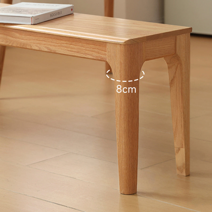 Seattle Natural Solid Oak Bench