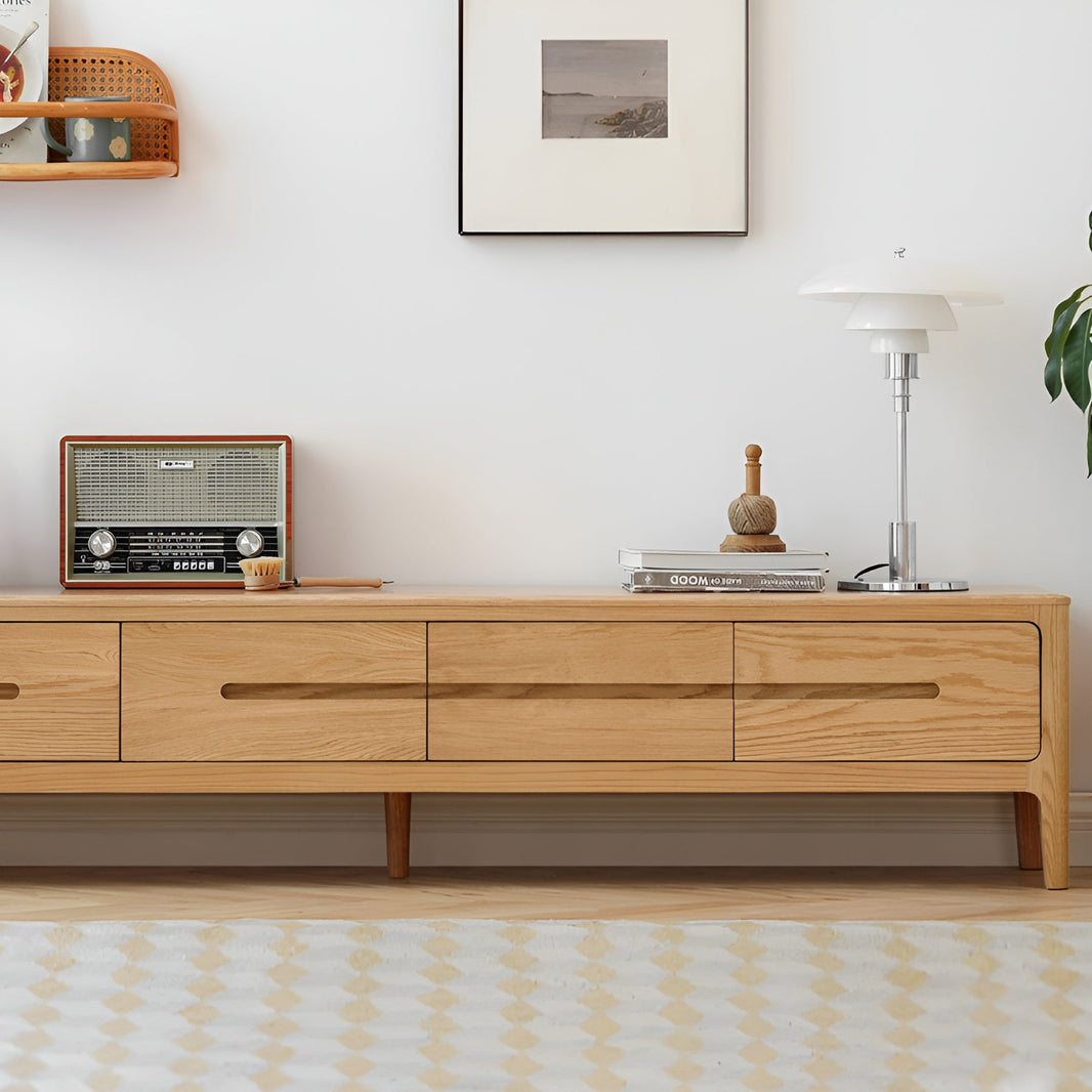 Seattle Oak TV Unit Design Two – Oak Furniture Store Australia