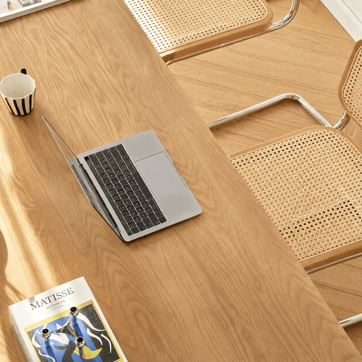 Seattle Natural Solid Ash Large Dining Table Office Desk