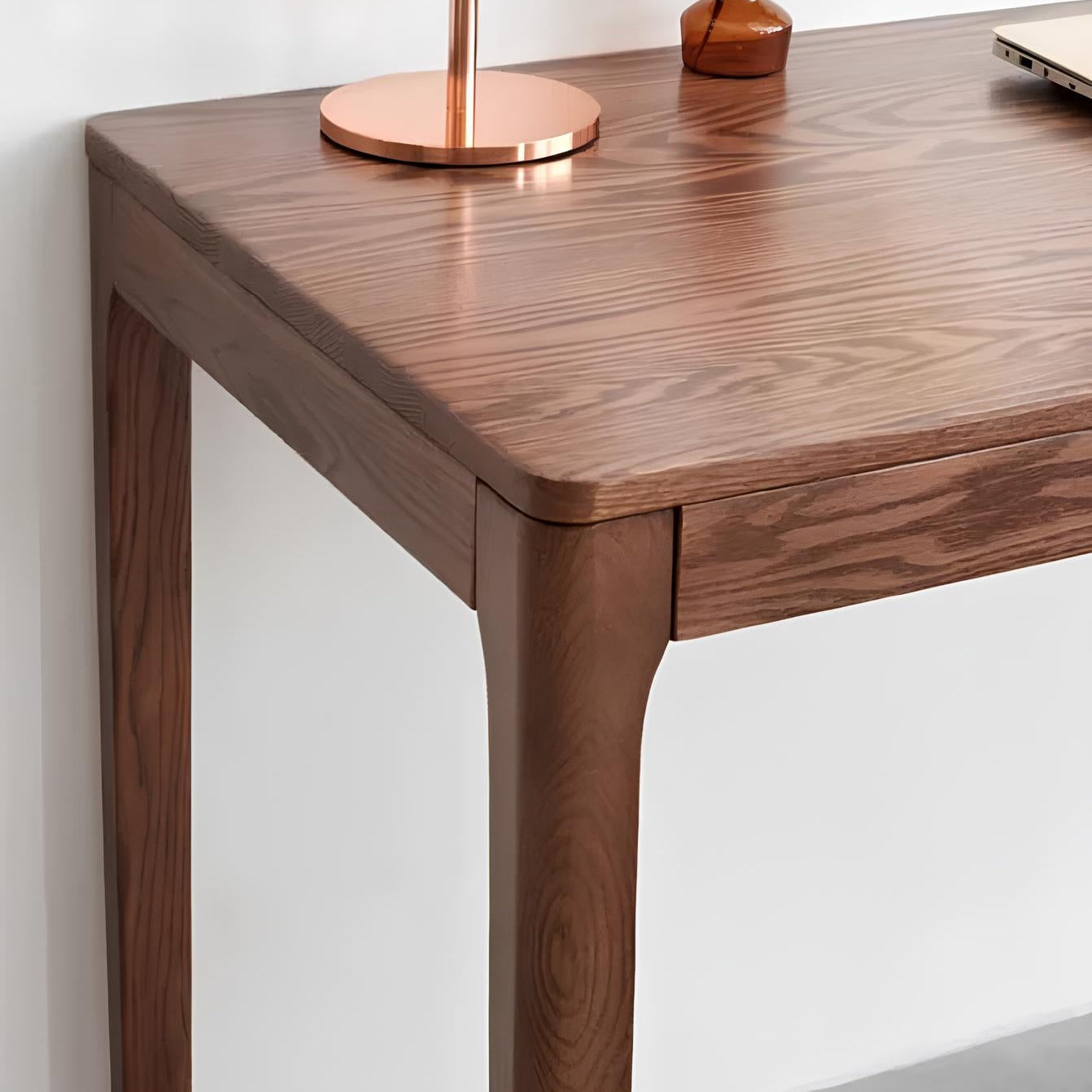 Seattle Natural Solid Oak Writing Desk