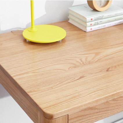 Seattle Natural Solid Oak Writing Desk